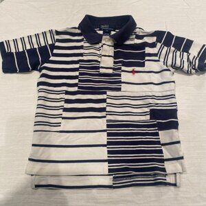 Ralph Lauren Shirt Kids 5 Years Blue Short Sleeve Collared Polo T Shirt Size 5